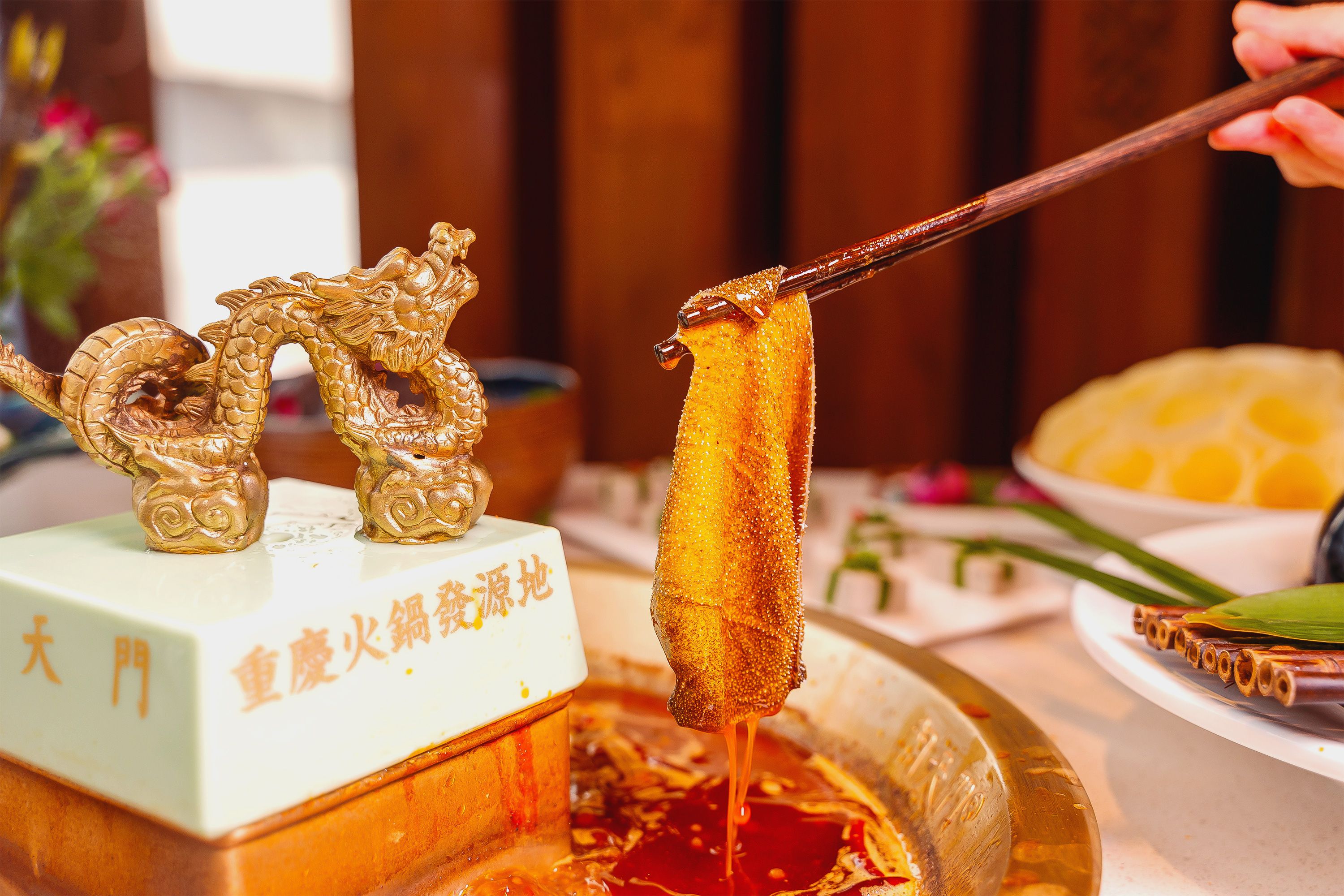 重慶火鍋加盟店，為什么毛肚如此受歡迎？